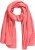 Ulla Popken Muslin Scarf Dark Coral - Modni dodaci - 