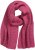 Ulla Popken Garter Stitch Knit Scarf Pink - Modni dodaci - 