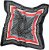 Ulla Popken Silk Scarf Black - Modni dodaci - 