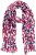 Ulla Popken Geometric Print Scarf Dark Red - Modni dodaci - 