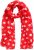 Ulla Popken Polka Dot Scarf Neon Red - Modni dodaci - 