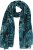 Ulla Popken Leaf Dot Scarf Navy - Modni dodaci - 