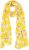 Ulla Popken Lemon Print Scarf Sun Yellow - Modni dodaci - 
