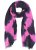 Ulla Popken Two Tone Fringed Hem Scarf Bold Pink - Modni dodaci - 