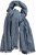 Ulla Popken Fringed Hem Knit Scarf Deep Aqua - Modni dodaci - 