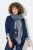 Ulla Popken Fringed Hem Knit Scarf Deep Aqua - Modni dodaci - Sjaals voor dames