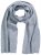 Ulla Popken Ribbed Knit Scarf Light Grey Melange - Modni dodaci - 
