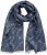 Ulla Popken Smyle Reversible Scarf Navy - Modni dodaci - 