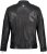 JP1880 Classic Biker Style Leather Jacket Black - Jassen - Grote Maten Herenjassen