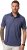 JP1880 Jay-Pi QuickDry Small Print Golf Polo Shirt Navy Blue - Polo shirts - Grote Maten Poloshirts Heren