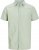 Jack & Jones Breeze Linen Blend Short Sleeve Shirt Iceberg Green - Overhemden - Overhemden Grote Maten Heren