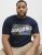 Jack & Jones Hawaii Shape Crew Neck T-Shirt Navy - T-shirts - Grote Maten T-shirts Heren