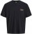 Jack & Jones Botaniq Crew Neck T-Shirt Black - T-shirts - Grote Maten T-shirts Heren