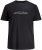 Jack & Jones Lavance Crew Neck T-Shirt Black Beauty - T-shirts - Grote Maten T-shirts Heren