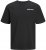 Jack & Jones Hawaii Crew Neck T-Shirt Black - T-shirts - Grote Maten T-shirts Heren
