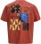 Jack & Jones Fold Crew Neck T-Shirt Red - T-shirts - Grote Maten T-shirts Heren