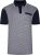 Kam Jeans 5518 Smart Mini Geo-Print Polo Navy - Polo shirts - Grote Maten Poloshirts Heren
