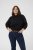 Kaffe Curve Gabby Overhemd met verkorte mouwen Zwart - Blouseshirts - 