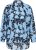Kaffe Curve Sasja Overhemd met lange mouw Blue Snake Flower - Blouses & tunieken - 