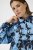 Kaffe Curve Sasja Overhemd met lange mouw Blue Snake Flower - Blouses & tunieken - 