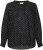 Kaffe Curve Joy Blouse Zwart/Wit Stippen - Blouses & tunieken - 