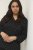 Kaffe Curve Joy Blouse Zwart/Wit Stippen - Blouses & tunieken - 