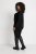 Kaffe Curve Ami Lange mouw Blouse Diepzwart - T-shirts - 