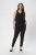 Kaffe Curve Jia Broek met riem Diepzwart - Jeans & Broeken in Grote Maten – Plus Size - 