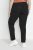 Kaffe Curve Jia Broek met riem Diepzwart - Jeans & Broeken in Grote Maten – Plus Size - 