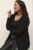 Kaffe Curve Farsia Vest Diepzwart - Sweaters & hoodies - 