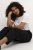 Kaffe Curve Sakira Cropped broek Diepzwart - Jeans & Broeken in Grote Maten – Plus Size - 