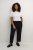 Kaffe Curve Sakira Cropped broek Diepzwart - Jeans & Broeken in Grote Maten – Plus Size - 