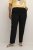 Kaffe Curve Sakira Lange broek Diepzwart - Jeans & Broeken in Grote Maten – Plus Size - 