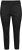Kaffe Curve Leana Chino Broek 7/8 Diep Zwart - Jeans & Broeken in Grote Maten – Plus Size - 