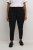 Kaffe Curve Leana Chino Broek 7/8 Diep Zwart - Jeans & Broeken in Grote Maten – Plus Size - 