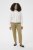 Kaffe Curve Leana Chino Broek 7/8 Versteend Eiken - Jeans & Broeken in Grote Maten – Plus Size - 