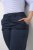 Kaffe Curve Leana Chino Broek 7/8 Middernacht Marineblauw - Jeans & Broeken in Grote Maten – Plus Size - 