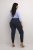 Kaffe Curve Leana Chino Broek 7/8 Middernacht Marineblauw - Jeans & Broeken in Grote Maten – Plus Size - 