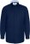 D555 Richard Oxford Overhemd Met Lange Mouwen TALL Navy - TALL overhemden - 