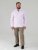 D555 Richard Oxford Overhemd Met Lange Mouwen TALL Roze - TALL overhemden - 