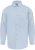 D555 Oliver Vlekbestendig Strijkvrij Stretch Overhemd Met Lange Mouwen Lichtblauw - Overhemden - Overhemden Grote Maten Heren