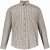 JP1880 Long Sleeve Check Print Traditional Shirt Brown - Overhemden - Overhemden Grote Maten Heren
