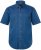 JP1880 Shirt Denim Short Sleeve Blue TALL - HERENKLEDING MT-6XLT - Tall Kleding Heren