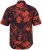 JP1880 Shirt Short Sleeve Linen Blend Red - Overhemden - Overhemden Grote Maten Heren
