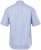 JP1880 Shirt Traditional Short Sleeve Checked Light Blue - Overhemden - Overhemden Grote Maten Heren