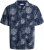 Jack & Jones Alfredo Shirt Short Sleeve Blue - Shirts met korte mouwen - Grote Maten Overhemden Korte Mouw