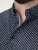 D555 Melrose Navy Icon AOP Button Down Collar Short Sleeve Navy - Shirts met korte mouwen - Grote Maten Overhemden Korte Mouw