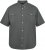 North Latitude 61306 Korte Mouw Overshirt Donkergroen - Overhemden - Overhemden Grote Maten Heren