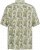 North Latitude 61310 Viscose Overhemd met All-Over Print Olijfgroen - Overhemden - Overhemden Grote Maten Heren