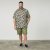 North Latitude 61357 Viscose Overhemd met All-Over Print Zwart - Overhemden - Overhemden Grote Maten Heren